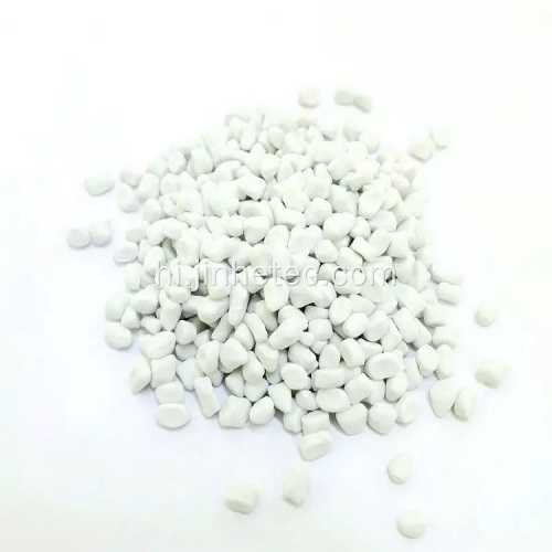 Hdpe ldpe lldpe प्लास्टिक छर्रों सफेद मास्टरबैच